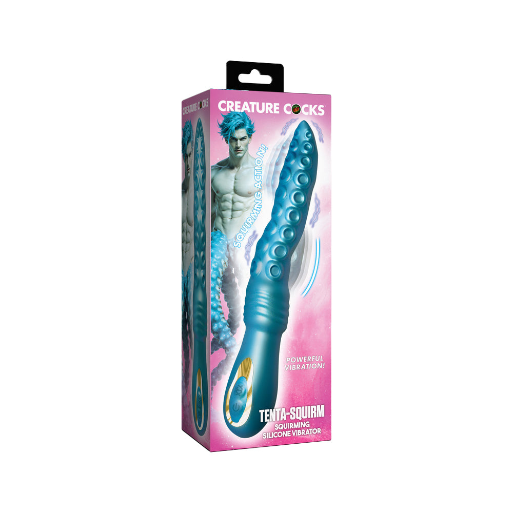 XR BRANDS - CREATURE COCKS TENTA-SQUIRM SQUIRMING SILICONE VIBRATOR