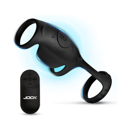 CURVE NOVELTIES - JOCK ENHANCERS BLITZ MANGA VIBRATÓRIA PARA PENIS COM ANEL E COMANDO
