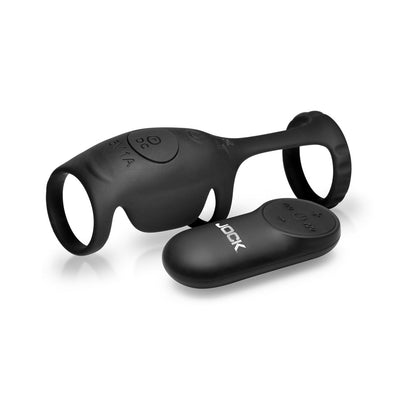 CURVE NOVELTIES - JOCK ENHANCERS BLITZ MANGA VIBRATÓRIA PARA PENIS COM ANEL E COMANDO