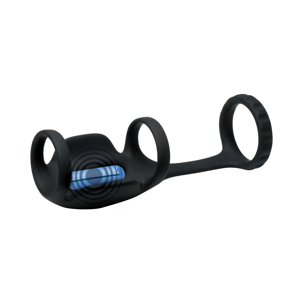 CURVE NOVELTIES - JOCK ENHANCERS BLITZ MANGA VIBRATÓRIA PARA PENIS COM ANEL E COMANDO