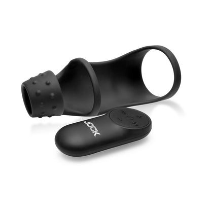 CURVE NOVELTIES - JOCK ENHANCERS RUSH VIBRATING PENIS SLEEVE C-RING COM COMANDO