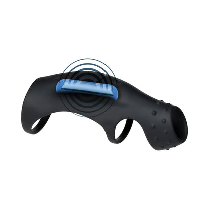 CURVE NOVELTIES - JOCK ENHANCERS RUSH VIBRATING PENIS SLEEVE C-RING COM COMANDO