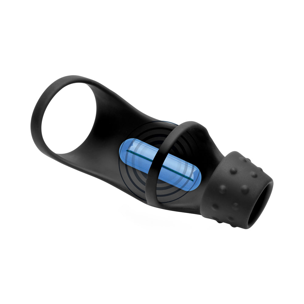 CURVE NOVELTIES - JOCK ENHANCERS RUSH VIBRATING PENIS SLEEVE C-RING COM COMANDO