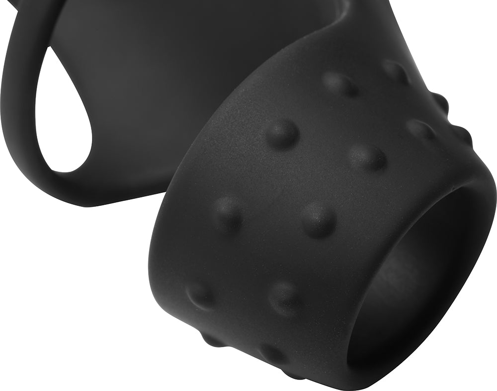 CURVE NOVELTIES - JOCK ENHANCERS RUSH VIBRATING PENIS SLEEVE C-RING COM COMANDO
