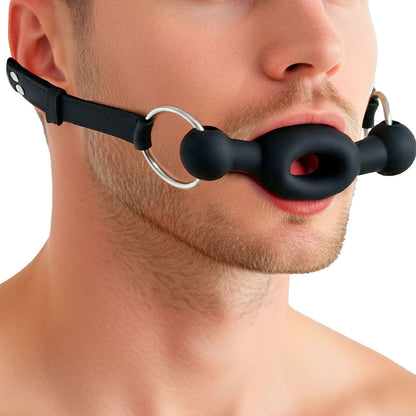 XR BRANDS - MASTER SERIES MORDILHO DE SILICONE COM FECHO