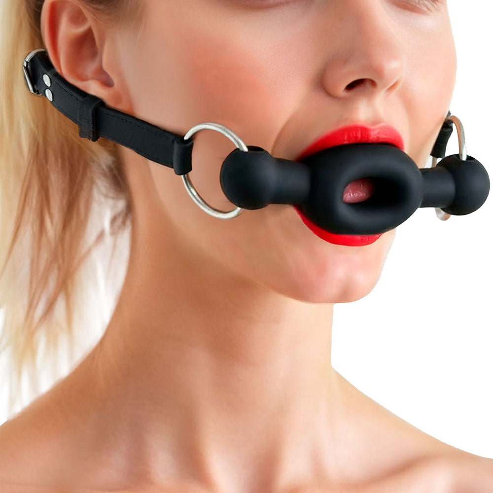 XR BRANDS - MASTER SERIES MORDILHO DE SILICONE COM FECHO