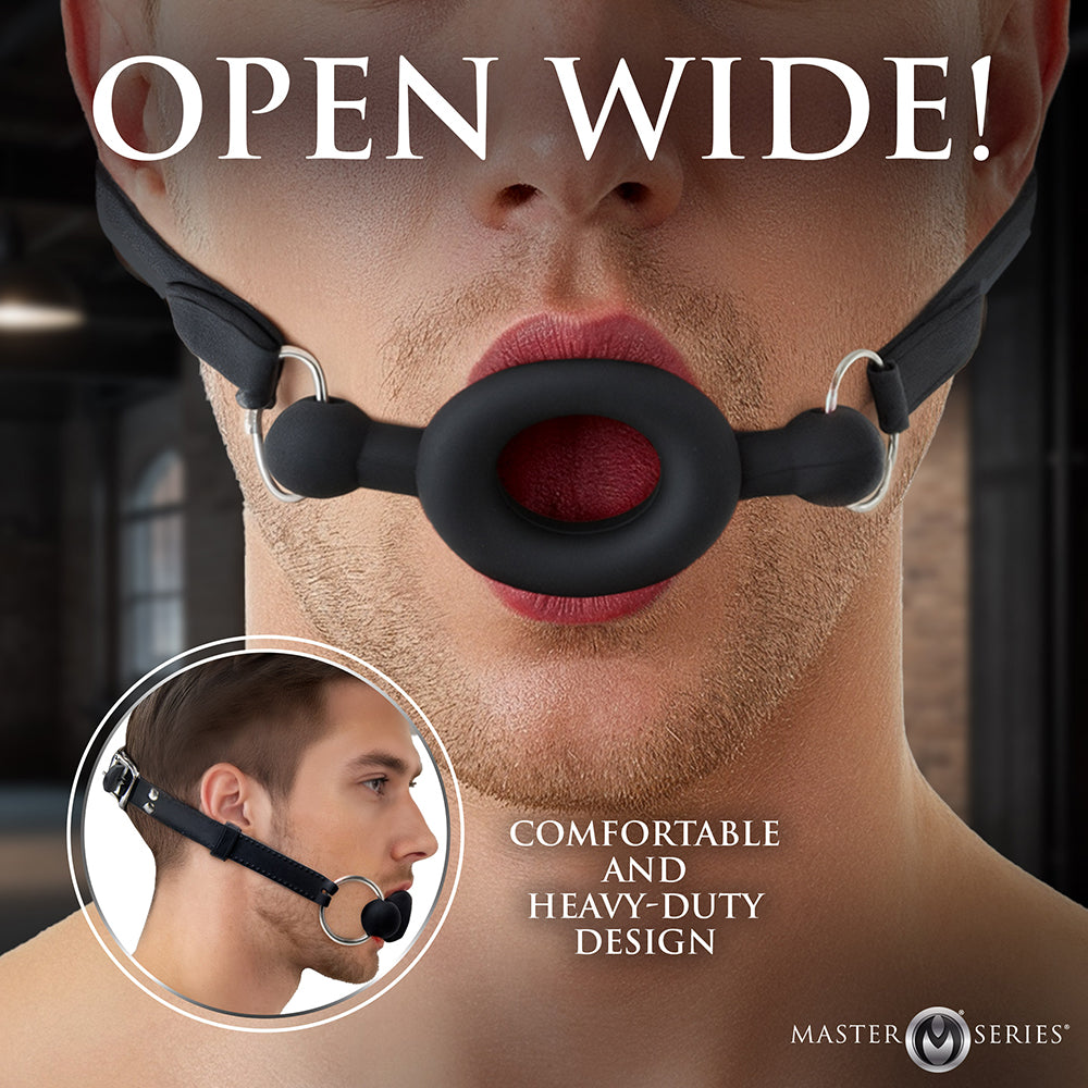 XR BRANDS - MASTER SERIES MORDILHO DE SILICONE COM FECHO