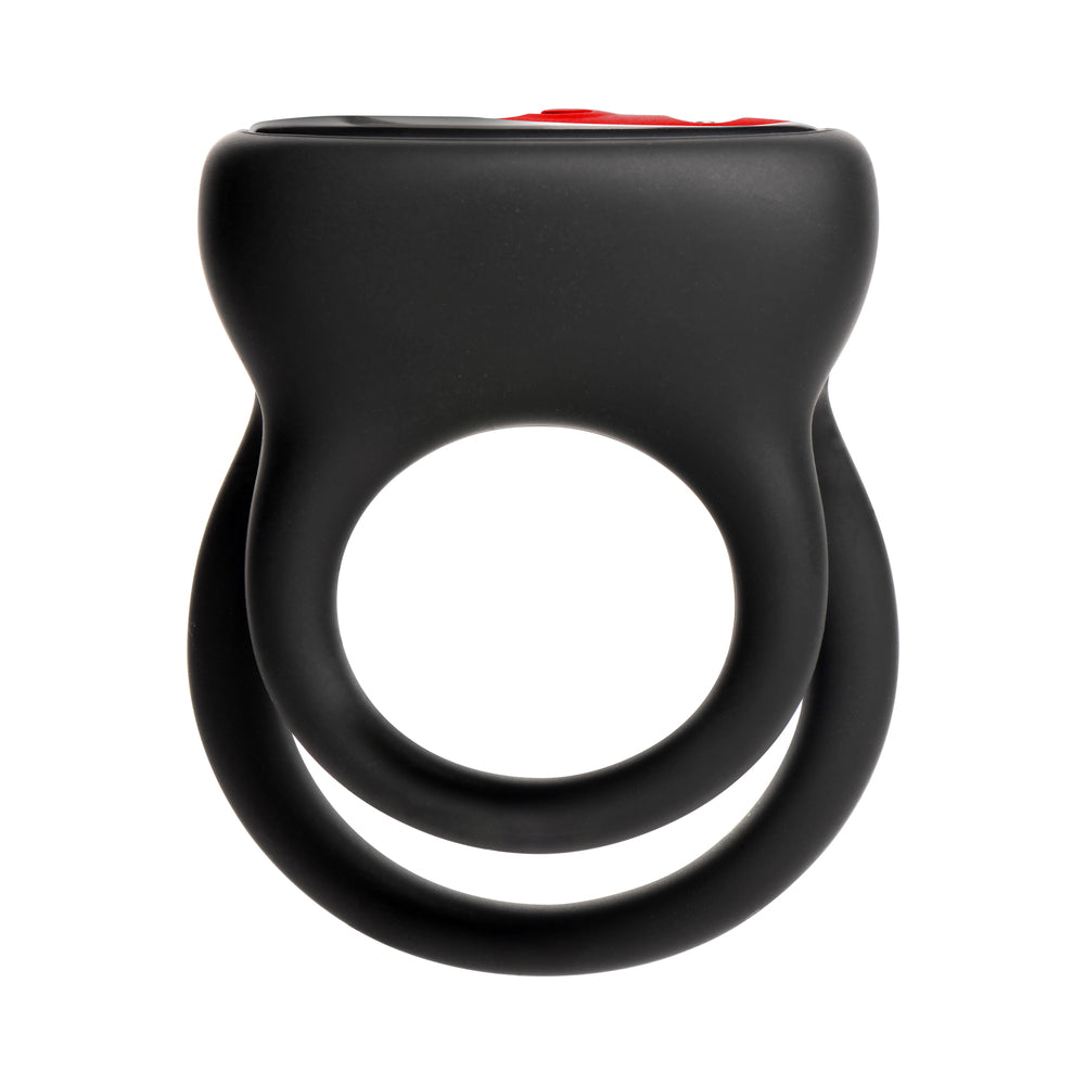 CURVE NOVELTIES - ANEL DUPLO EM SILICONE COM VIBRADOR PARA EREÇÃO JOCK ENHANCERS