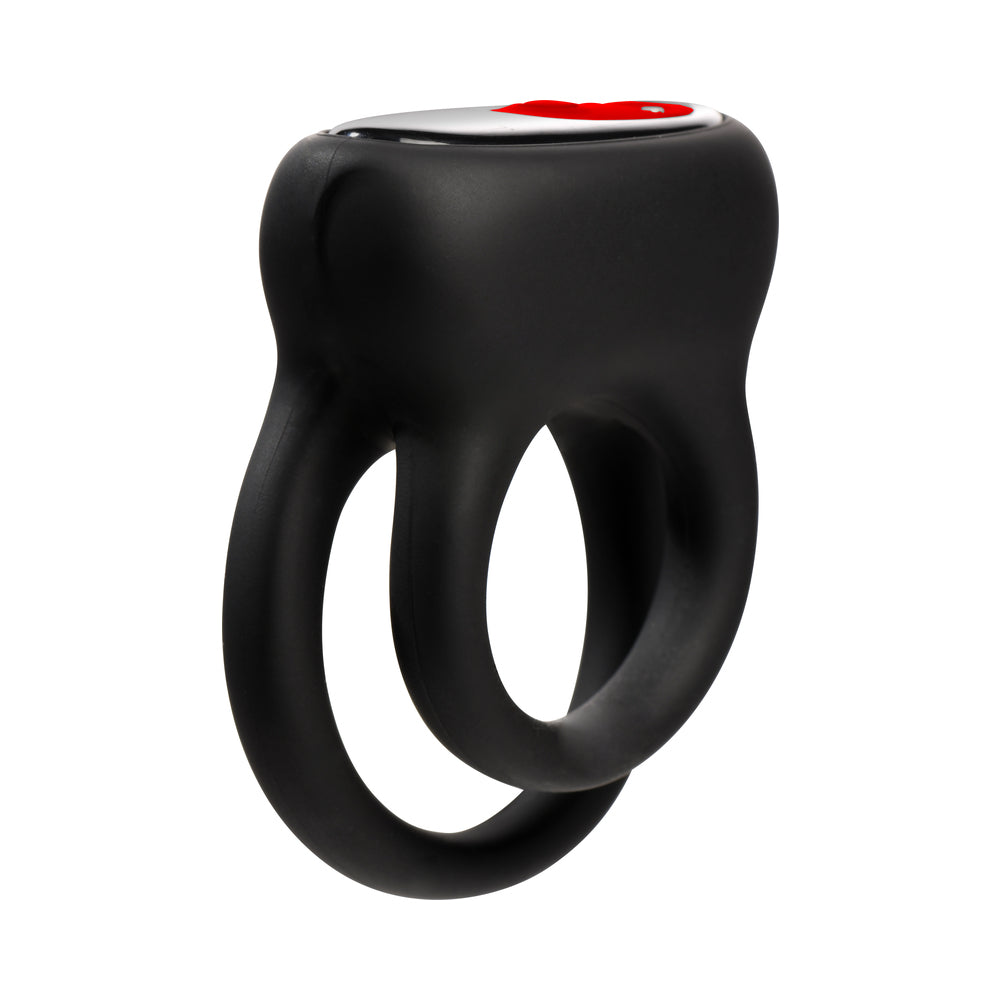 CURVE NOVELTIES - ANEL DUPLO EM SILICONE COM VIBRADOR PARA EREÇÃO JOCK ENHANCERS