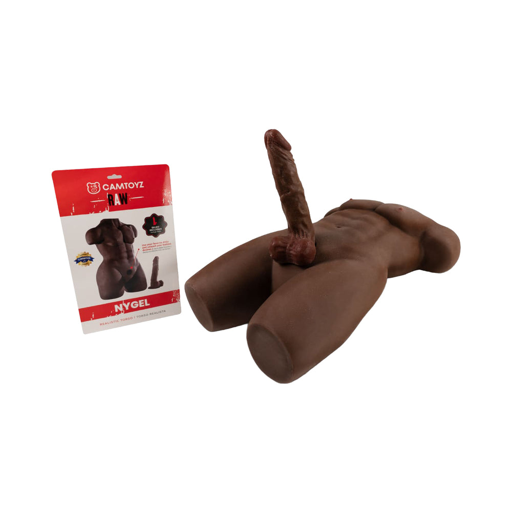 CAMTOYZ - TORSO REALISTA RAW NYGEL CHOCOLATE
