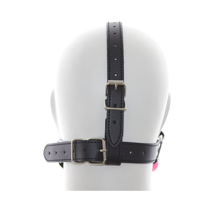 PLE'SUR - FACE HARNESS BALL GAG PINK