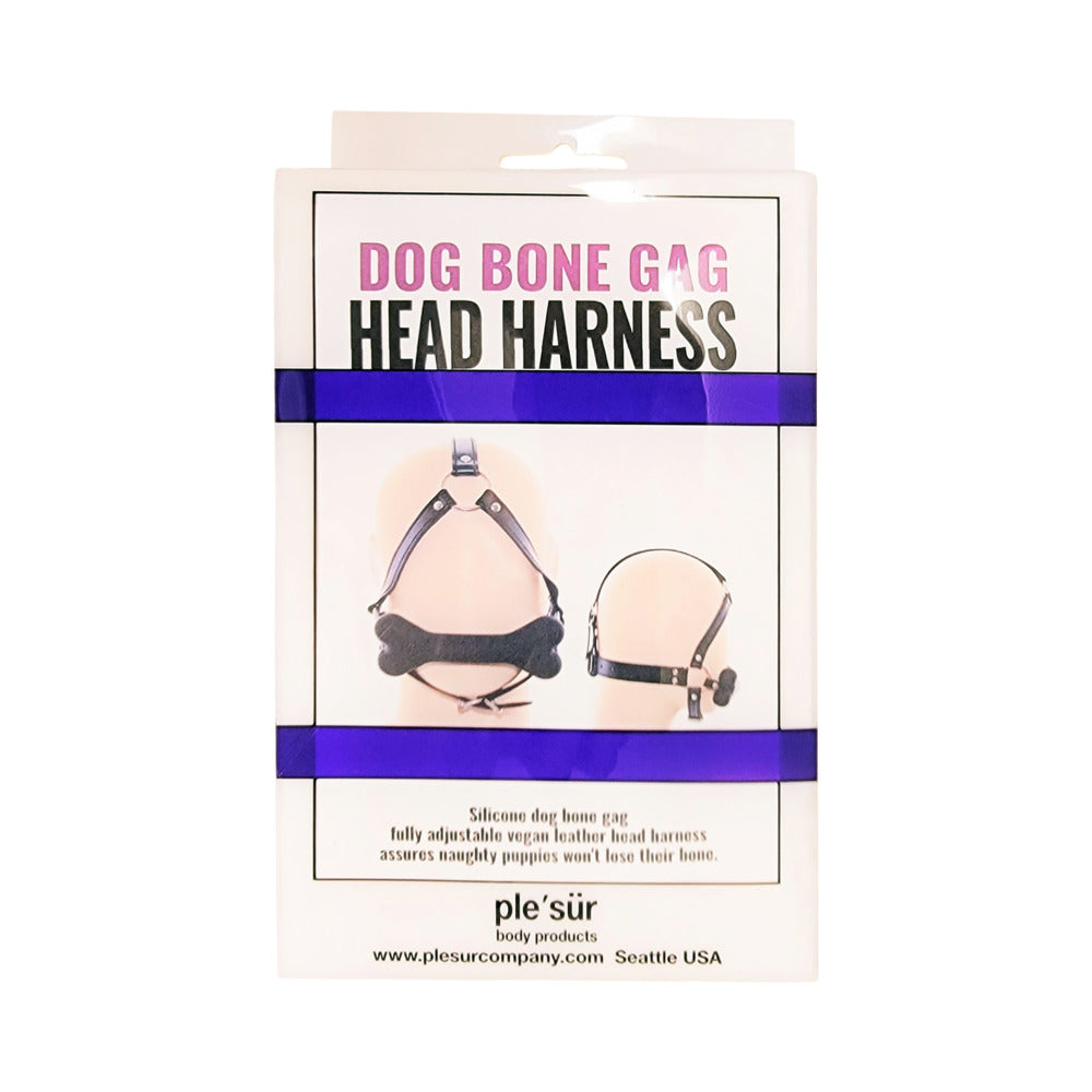 PLE'SUR - FACE HARNESS DOG BONE GAG