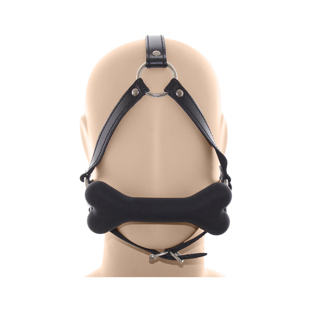 PLE'SUR - FACE HARNESS DOG BONE GAG