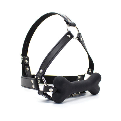 PLE'SUR - FACE HARNESS DOG BONE GAG