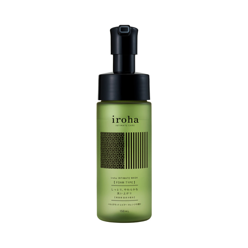 TENGA - ESPUMA DE HIGIENE ÍNTIMA IROHA BERGAMOTA E LARANJA AMARGA 150 ML.