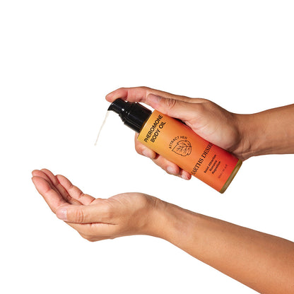 EYE OF LOVE - ÓLEO CORPORAL COM FEROMONAS ATTRACT HER EARTH'S DESIRE 4 OZ. (APLICADOR)