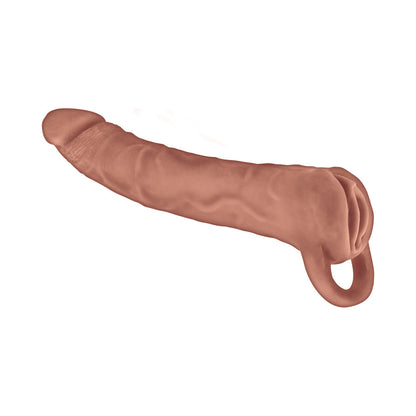 NASSTOYS - THE GREAT EXTENDER 2 IN 1 EXTENDER & MASTURBATOR 8IN BROWN