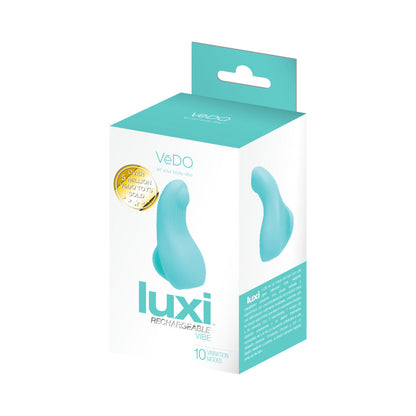 VEDO - LUXI VIBRADOR CLITORIANO DE DEDO RECARREGÁVEL TURQUESA