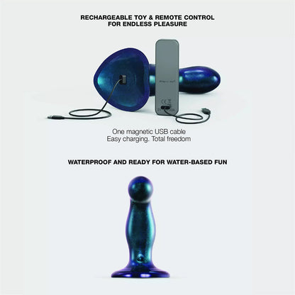 LOVELY PLANET - STRAP-ON FINGER VIBRATOR & DILDO M BLUE