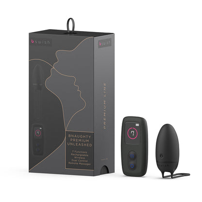 B SWISH - VIBRADOR BNAUGHTY PREMIUM UNLEASHED PRETO