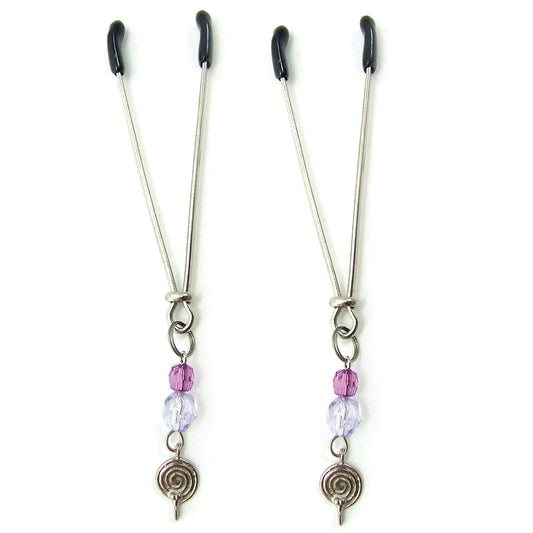 PHS INTERNATIONAL - SEX KITTEN CLAMPS PURPLE SWIRLS