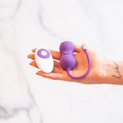 EMOJIBATOR - VIBRADOR DE BOLAS DE KEGEL KITTY CAT