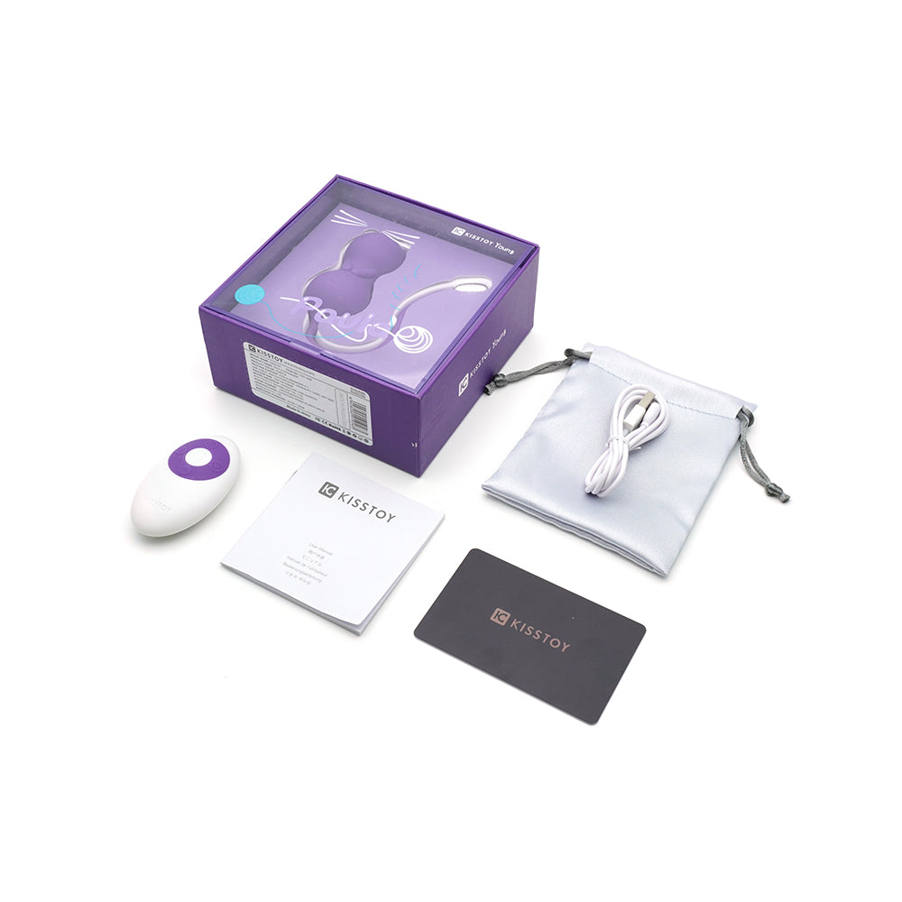 EMOJIBATOR - VIBRADOR DE BOLAS DE KEGEL KITTY CAT