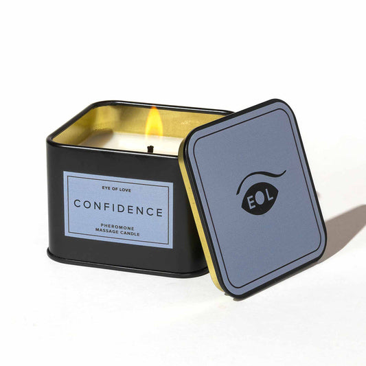 EYE OF LOVE - CONFIDENCE ATTRACT HER PHEROMONE MASSAGE CANDLE