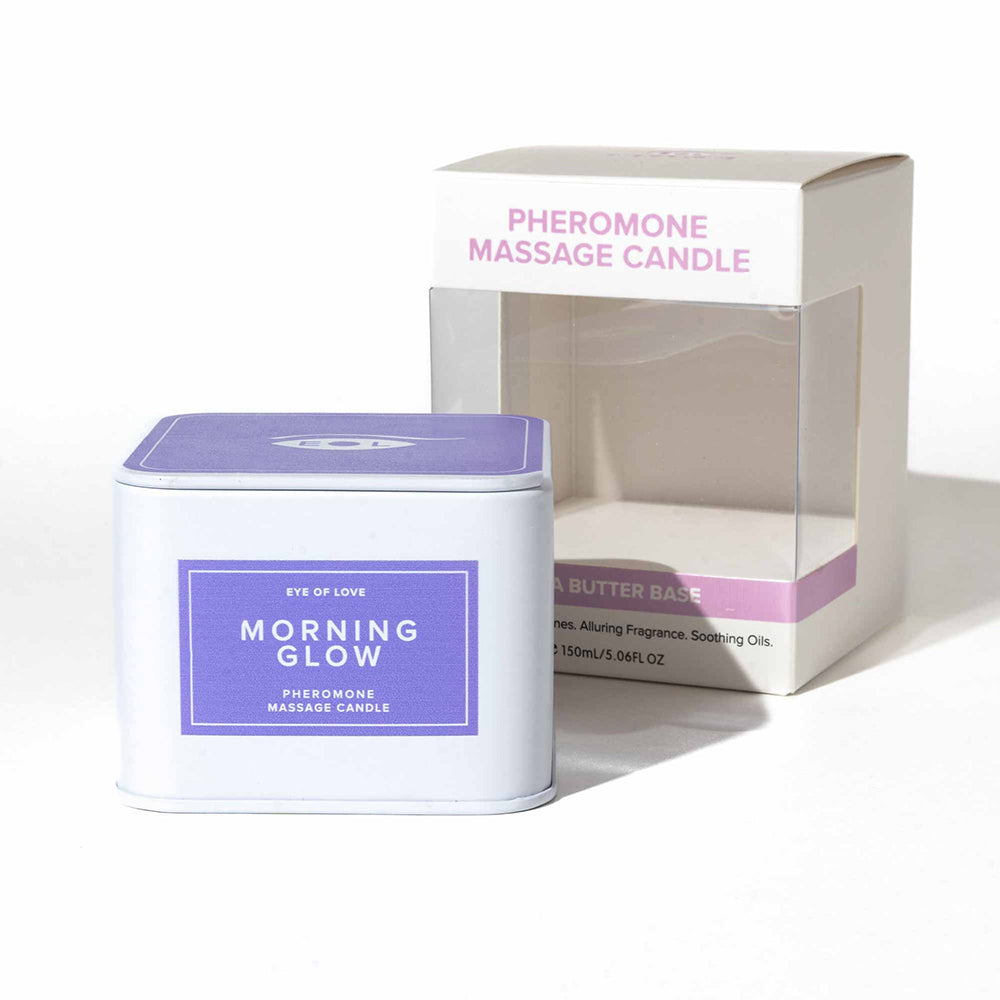EYE OF LOVE - MORNING GLOW ATTRACT HIM PHEROMONE MASSAGE CANDLE