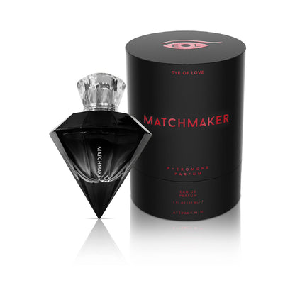 EYE OF LOVE - MATCHMAKER BLACK DIAMOND ATTRACT HIM LGBTQ PHEROMONE PARFUM 1 OZ.