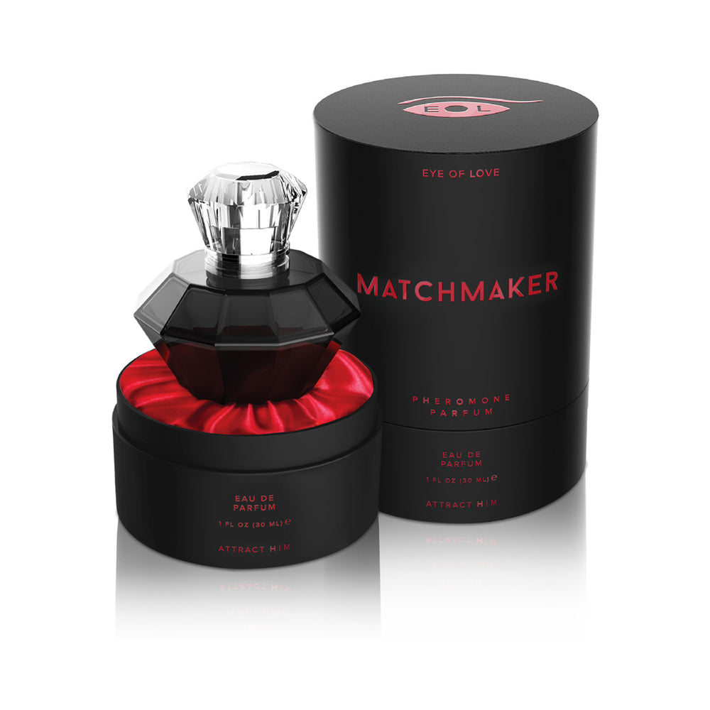 EYE OF LOVE - MATCHMAKER BLACK DIAMOND ATTRACT HIM LGBTQ PHEROMONE PARFUM 1 OZ.