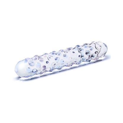 ELECTRIC EEL - DILDO NUBBY GLAS PURPLE ROSE 7 POL.
