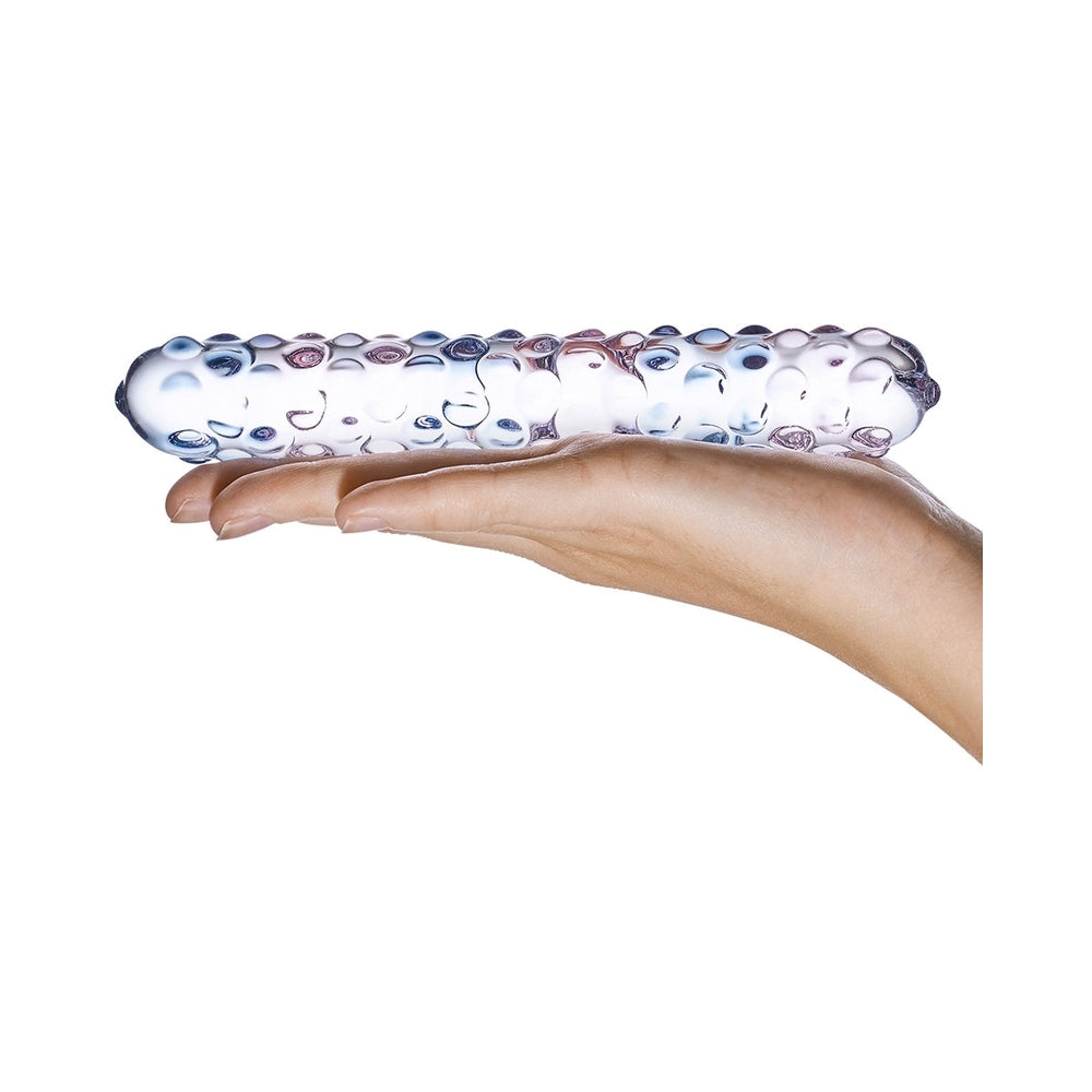 ELECTRIC EEL - DILDO NUBBY GLAS PURPLE ROSE 7 POL.