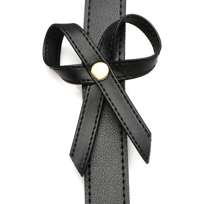 XR BRANDS - STRICT BONDAGE HARNESS WITH BOWS
