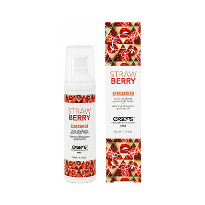 EXSENS - ÓLEO DE MASSAGEM AQUECEDOR MORANGO 50 ML