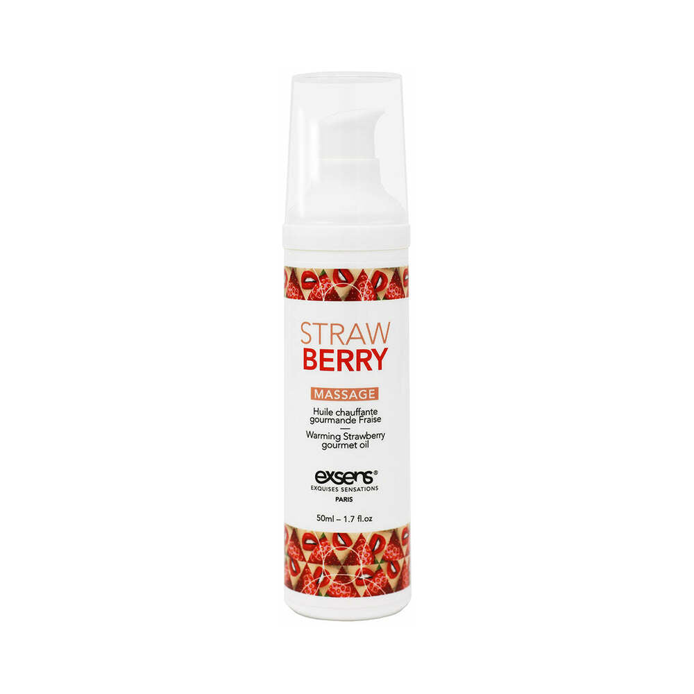 EXSENS - ÓLEO DE MASSAGEM AQUECEDOR MORANGO 50 ML