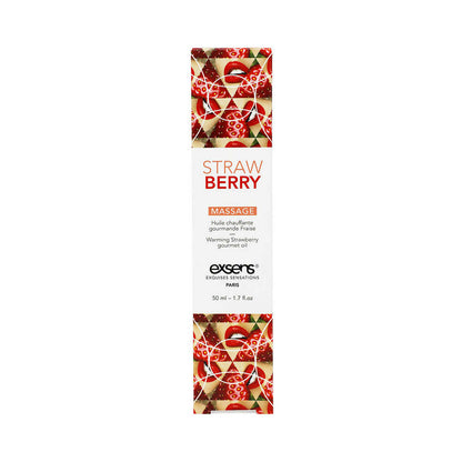 EXSENS - ÓLEO DE MASSAGEM AQUECEDOR MORANGO 50 ML