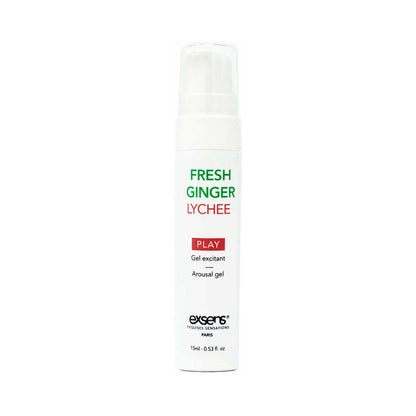EXSENS - AROUSAL GEL FRESH GINGER LYCHEE 0.5 OZ.