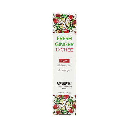 EXSENS - AROUSAL GEL FRESH GINGER LYCHEE 0.5 OZ.