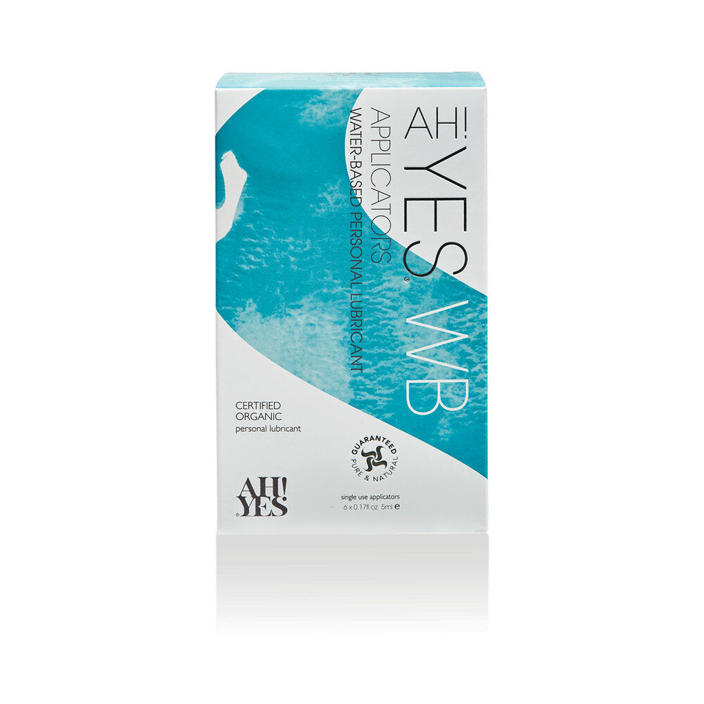 YES - WB WATER-BASED PERSONAL LUBRICANT APPLICATORS 6-PACK 0.17 OZ.