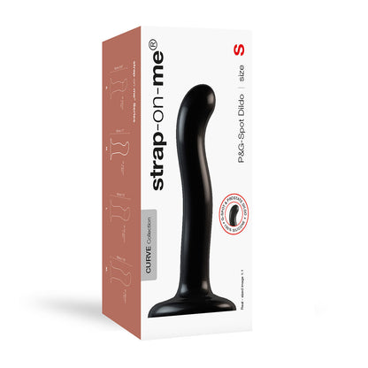LOVELY PLANET - DILDO STRAP-ON P&G-SPOT PRETO PEQUENO