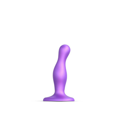 LOVELY PLANET - STRAP-ON-ME DILDO PLUG CURVY SMALL PURPLE