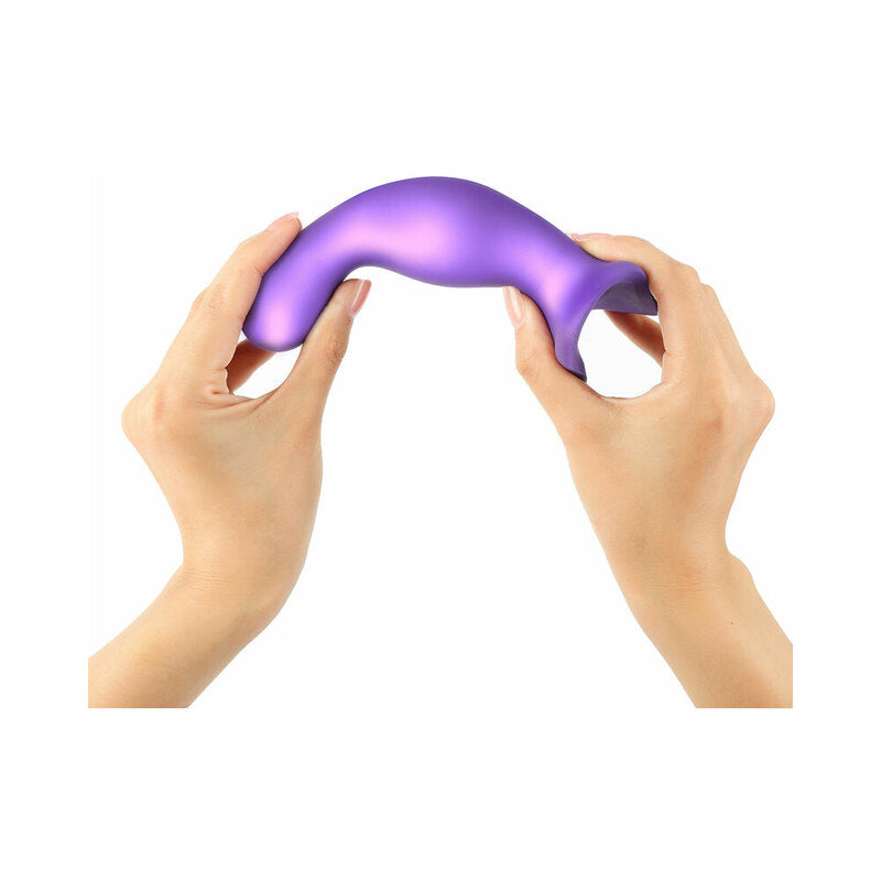 LOVELY PLANET - STRAP-ON-ME DILDO PLUG CURVY SMALL PURPLE
