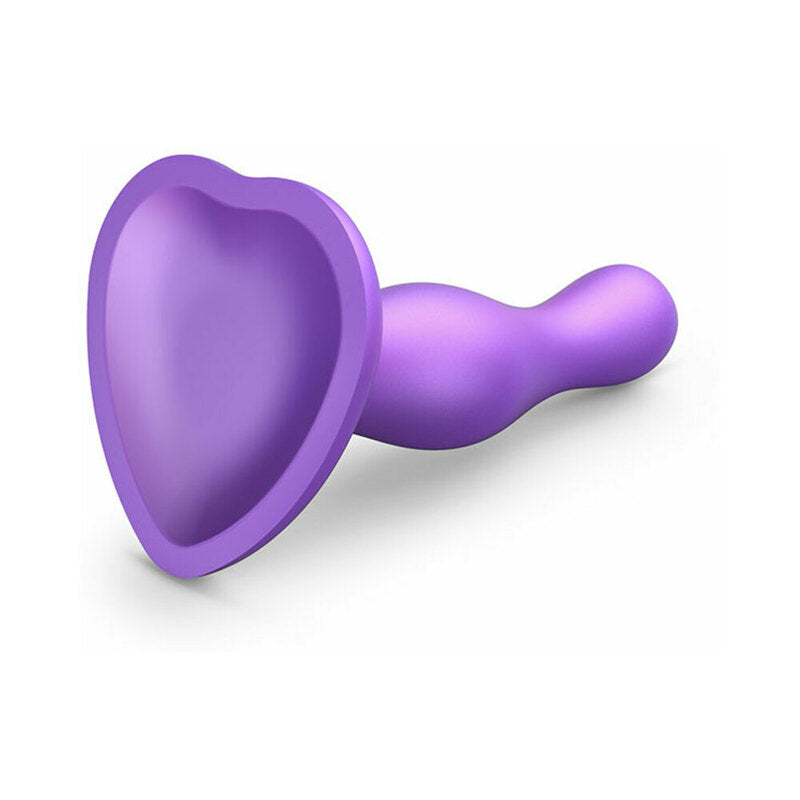 LOVELY PLANET - STRAP-ON-ME DILDO PLUG CURVY SMALL PURPLE