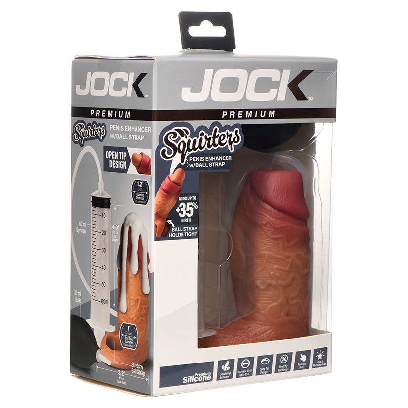 CURVE NOVELTIES - ENHANCEDOR DE PÉNIS EM SILICONE SQUIRTING MÉDIO