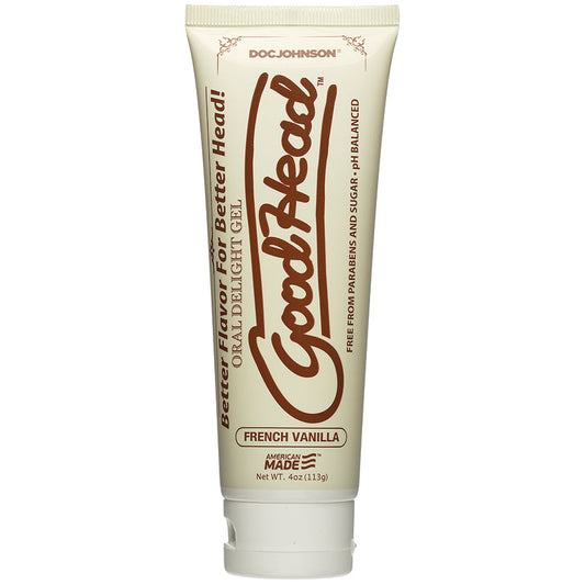 DOC JOHNSON - GOODHEAD ORAL DELIGHT GEL FRENCH VANILLA 4 OZ. (BULK)