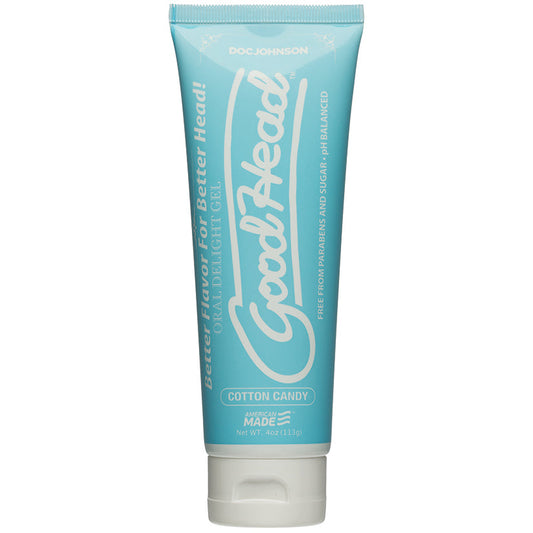 DOC JOHNSON - GOODHEAD ORAL DELIGHT GEL COTTON CANDY 4 OZ. (BULK)