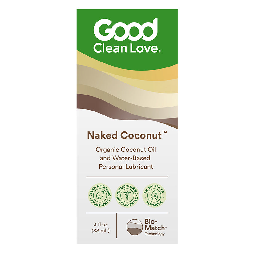 GOOD CLEAN LOVE - LUBRIFICANTE NAKED COCONUT 3 OZ.