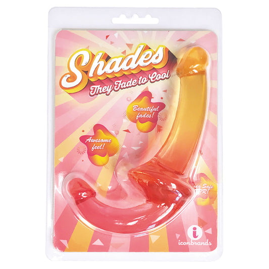ICON BRANDS - SHADES GRADIENT COM ARNÊS/STRAP-ON ROSA/AMARELO 24,1 CM.