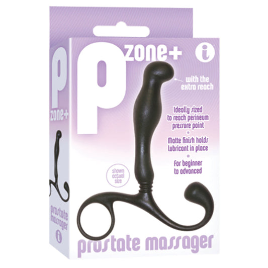 ICON BRANDS - MASSAGADOR DE PRÓSTATA THE 9'S P ZONE+ PRETO